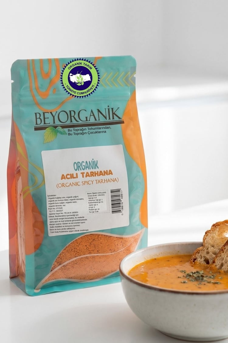 Organik Acılı Tarhana 500gr