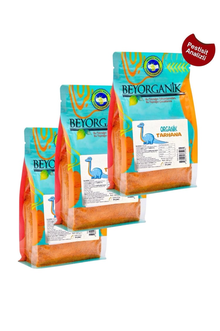 Organik Bebek tarhanası 3'lü 500gr +6 ay 