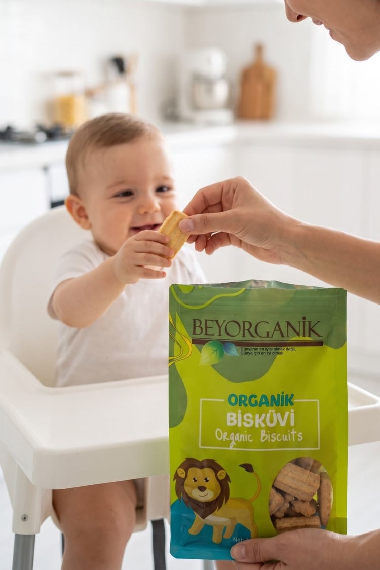 Organik Bisküvi 100gr +6ay (PESTİSİT ANALİZLİ)  