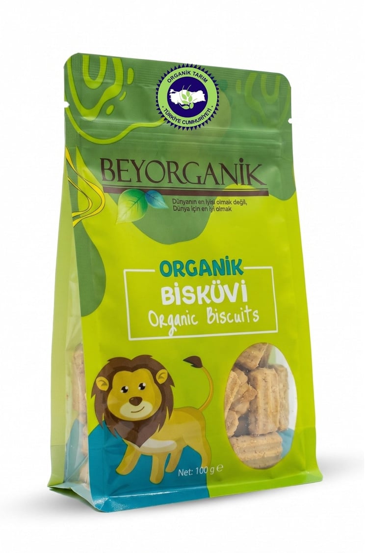 Organik Bisküvi 100gr +6ay (PESTİSİT ANALİZLİ)  