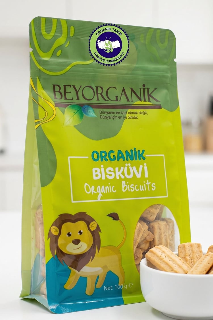 Organik Bisküvi 100gr +6ay (PESTİSİT ANALİZLİ)  
