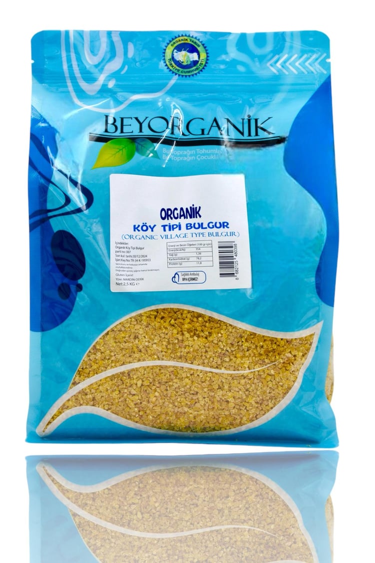 Organik Bulgur Köy Tipi 2,5kg