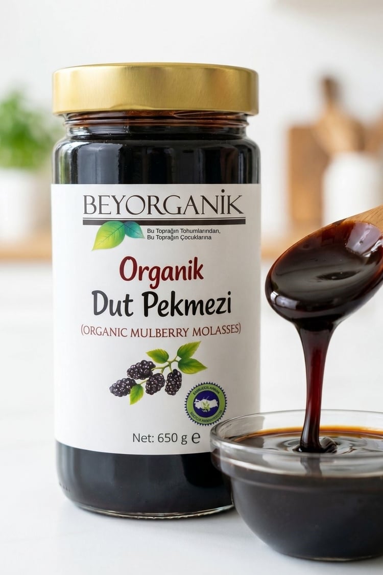 Organik Dut Pekmezi 650gr (PESTİSİT ANALİZLİ)