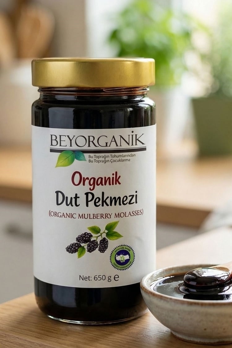 Organik Dut Pekmezi 650gr (PESTİSİT ANALİZLİ)