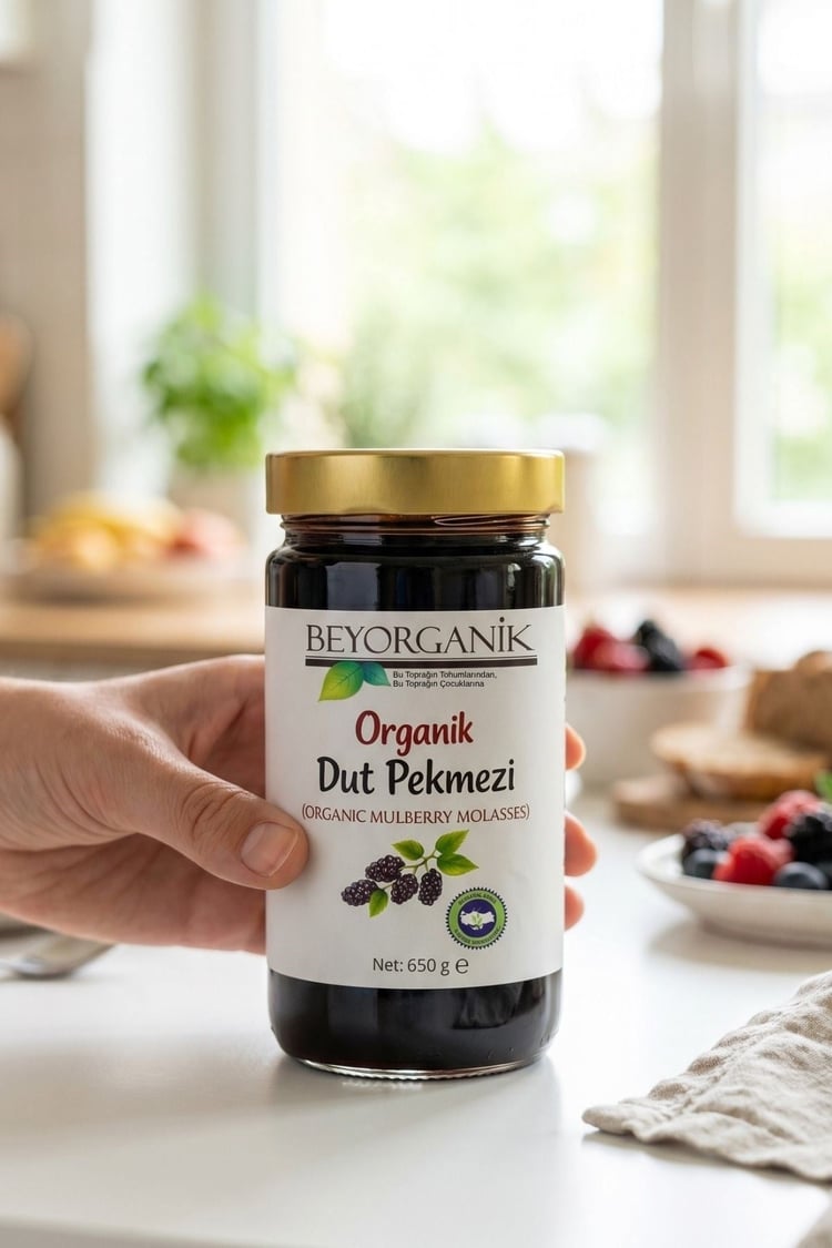 Organik Dut Pekmezi 650gr (PESTİSİT ANALİZLİ)