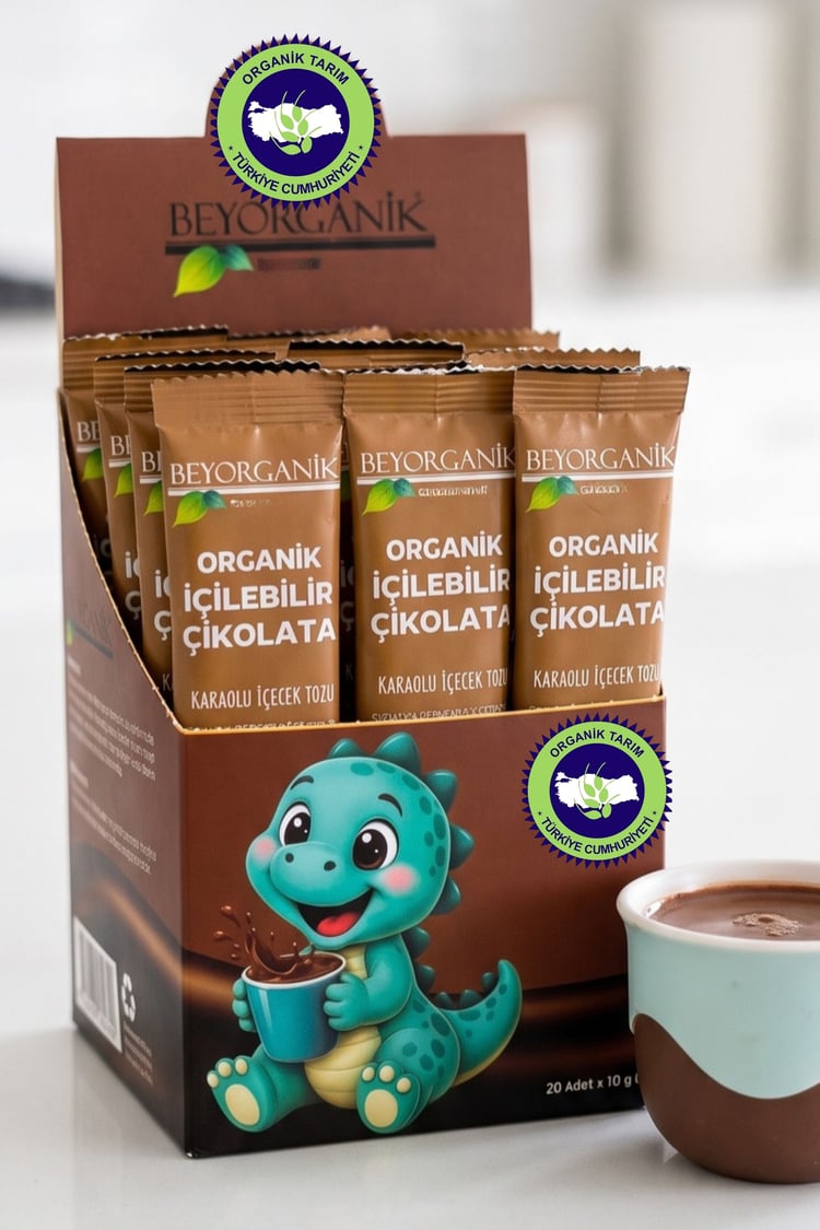 Organik İçilebilir Çikolata 20 Adet *10gr (PESTİSİT ANALİZLİ)
