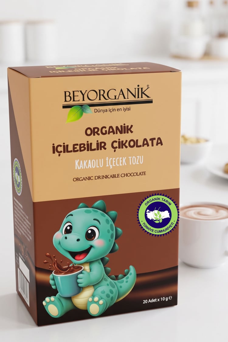 Organik İçilebilir Çikolata 20 Adet *10gr (PESTİSİT ANALİZLİ)