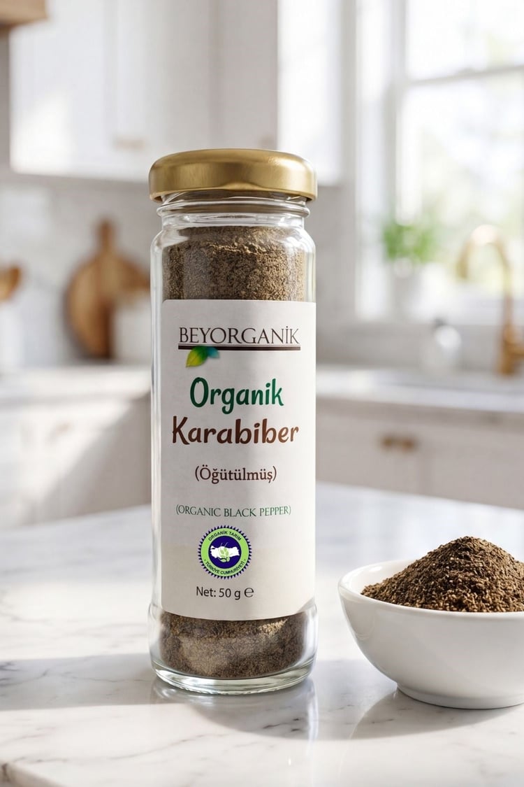 Organik Karabiber 30gr (PESTİSİT ANALİZLİ)