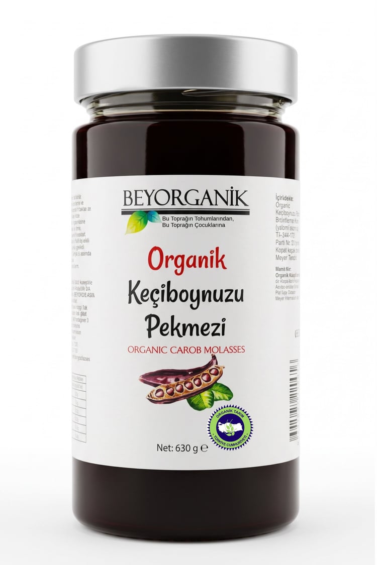 Organik Keçiboynuzu Pekmezi 650gr (PESTİSİT ANALİZLİ)