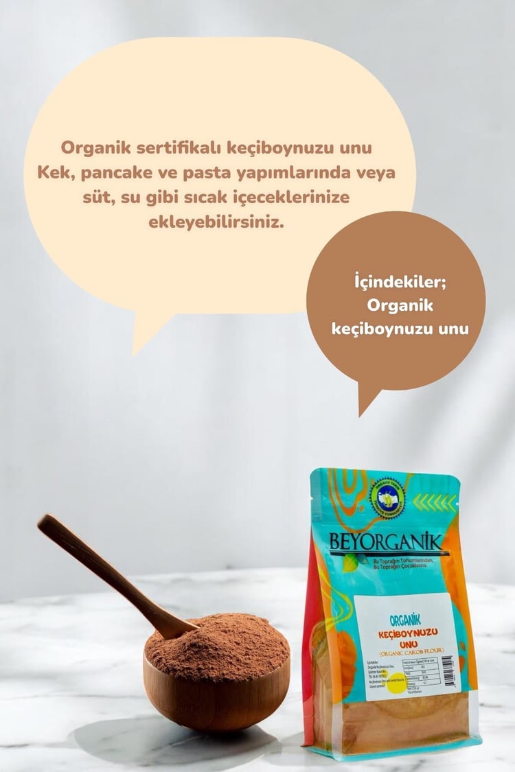 Organik Keçiboynuzu Unu 250gr