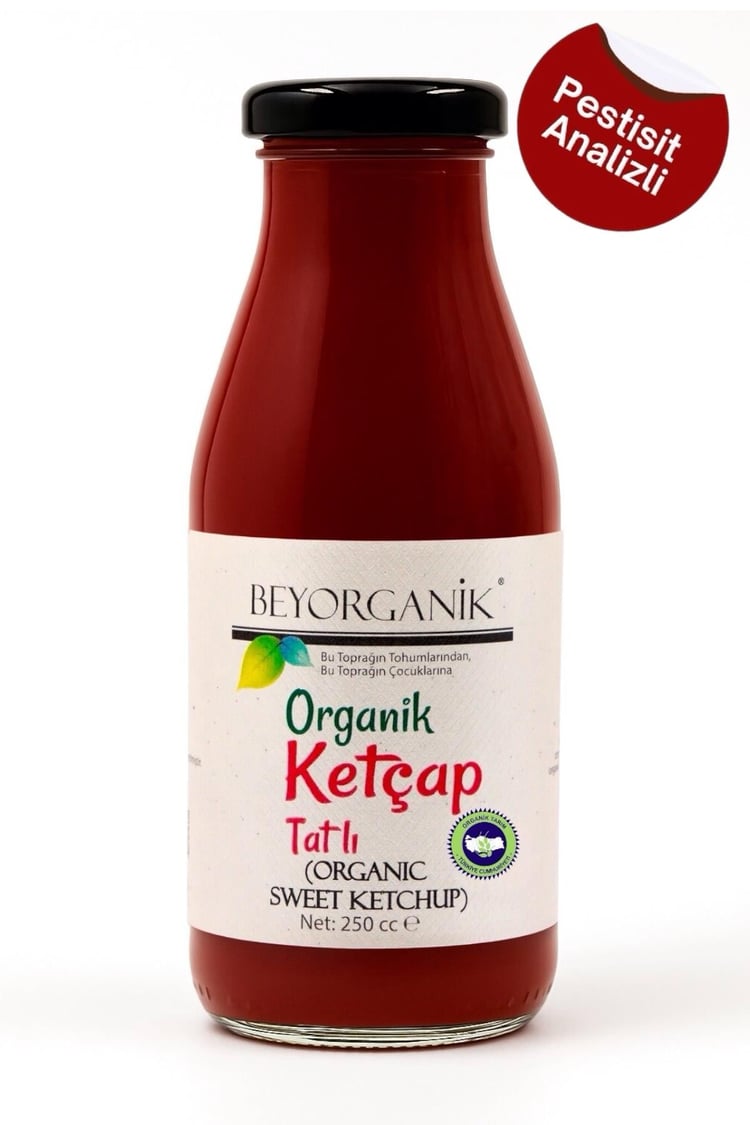 Organik Ketçap Tatlı 250cc