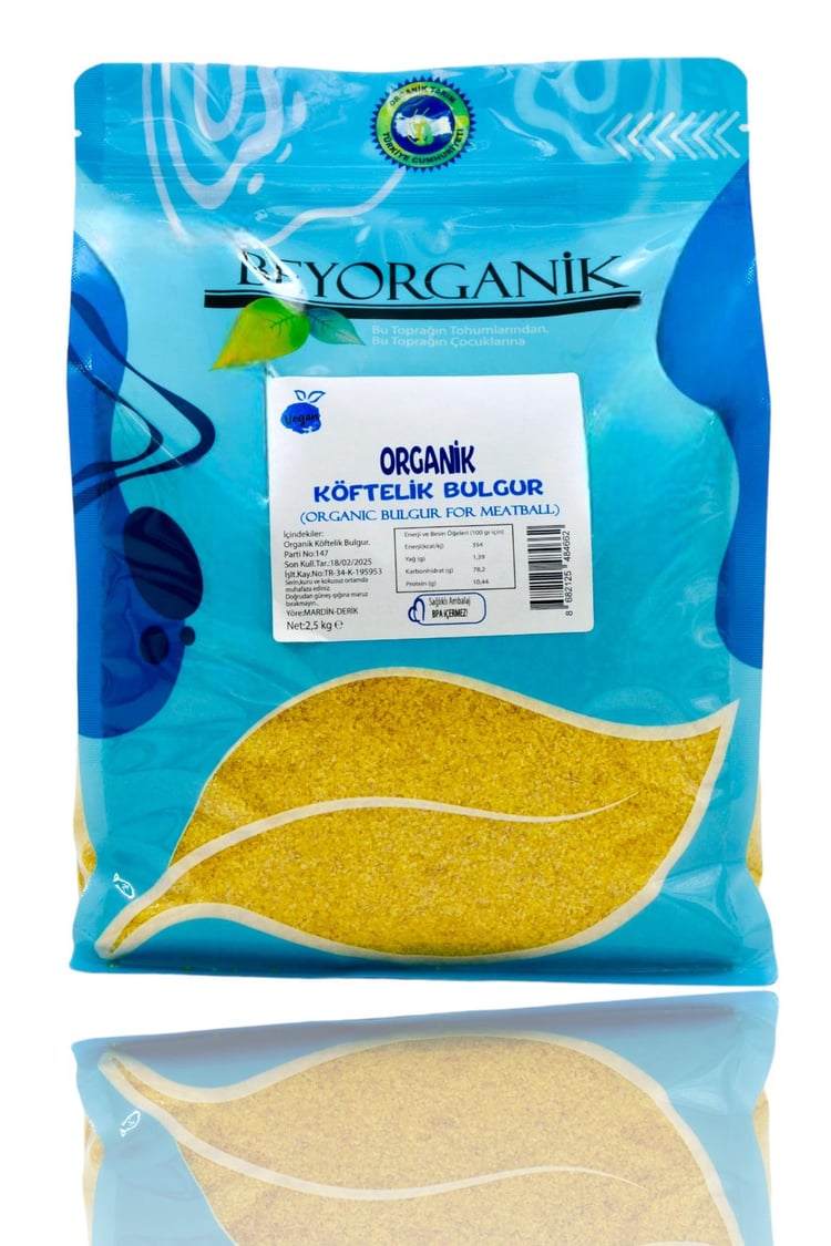Organik Köftelik Bulgur 2,5kg