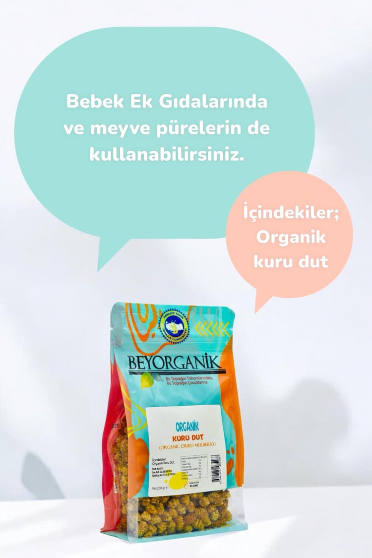 Organik Kuru Dut 200gr