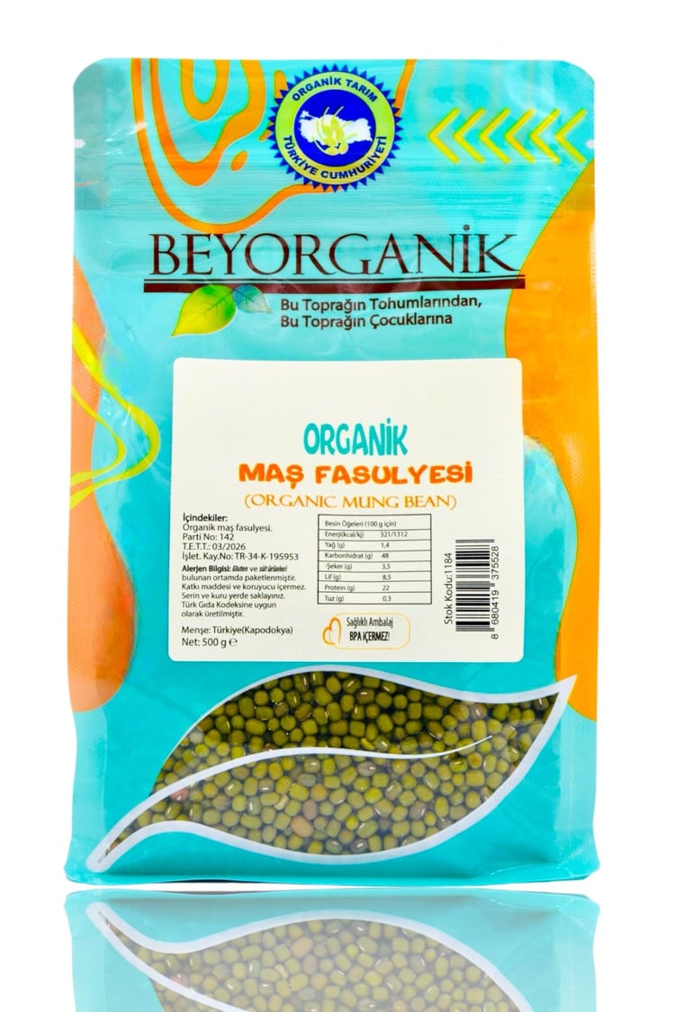 Organik Maş Fasulyesi 500gr