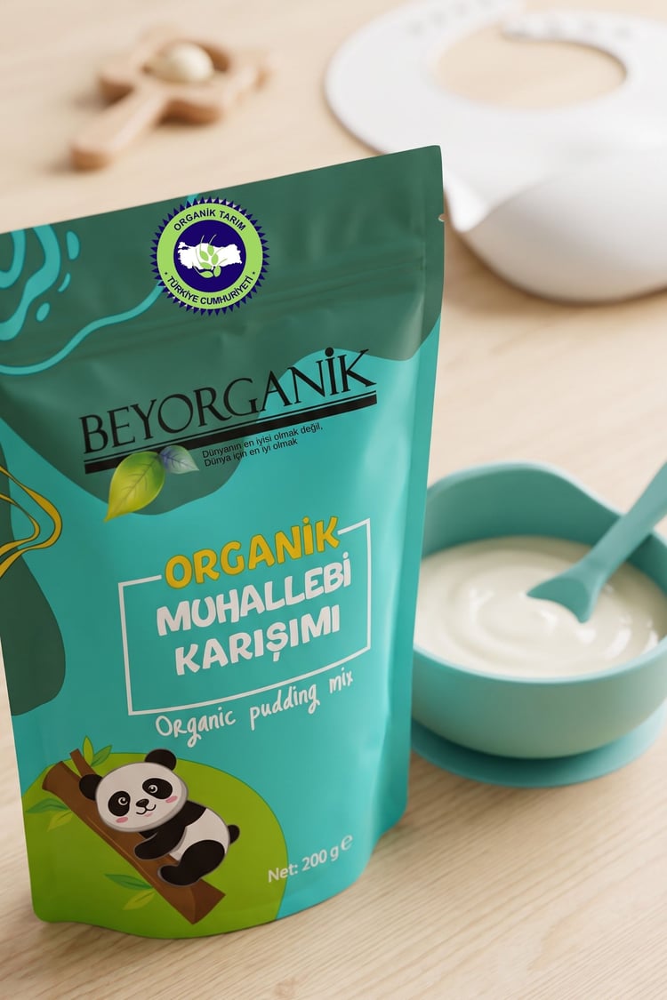 Organik Muhallebi 200gr +6ay (Pestisit ve Aflatoksin Analizli)
