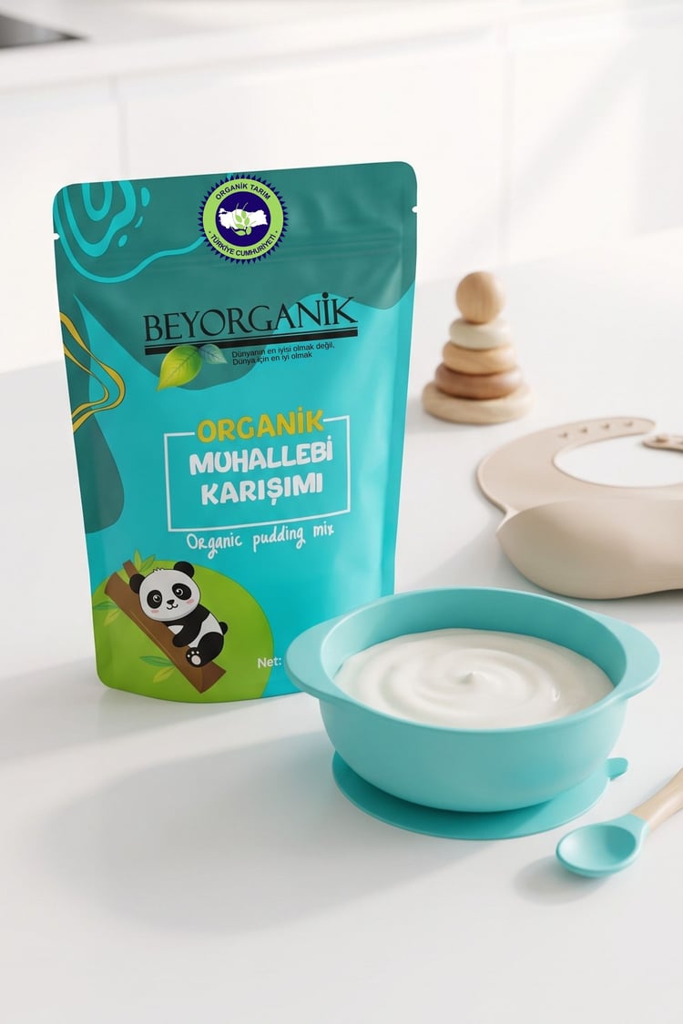 Organik Muhallebi 200gr +6ay (Pestisit ve Aflatoksin Analizli)