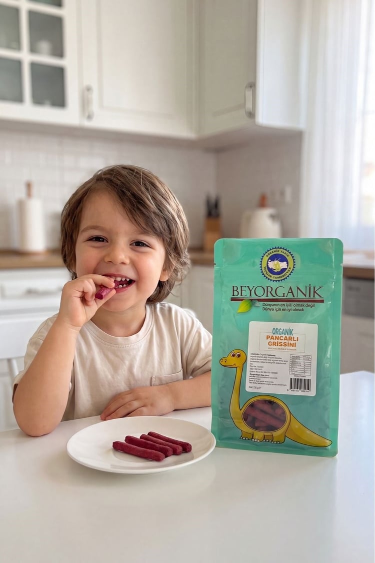 Organik Pancarlı Grissini 120gr