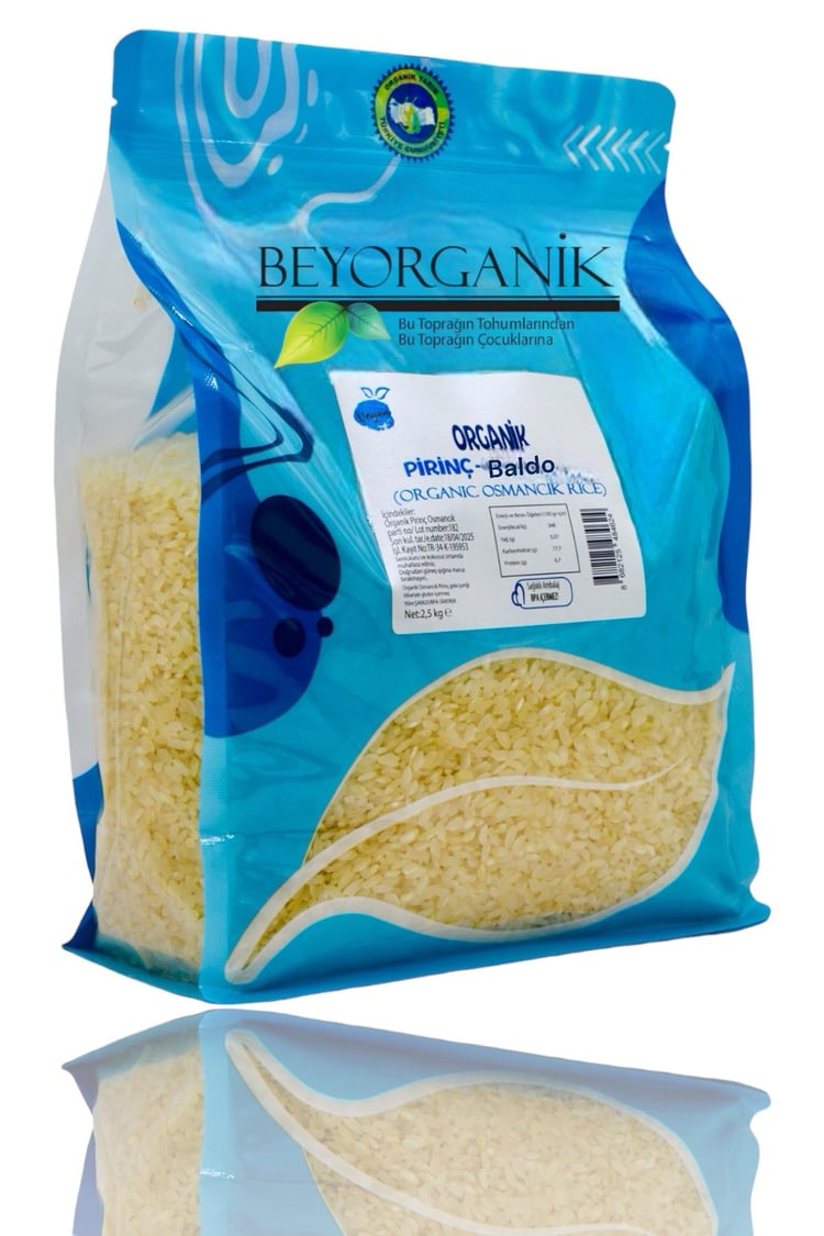 Organik Pirinç Baldo 2,5kg