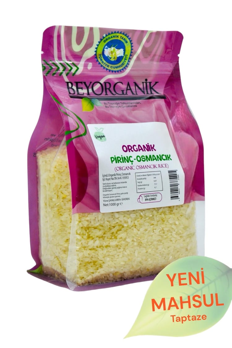Organik Pirinç Osmancık 1kg