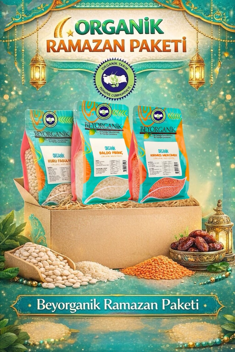 Organik Ramazan paketi 3'lü 