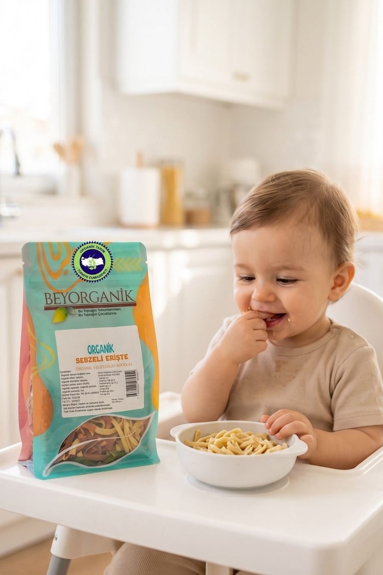 Organik Sebzeli Erişte 200gr