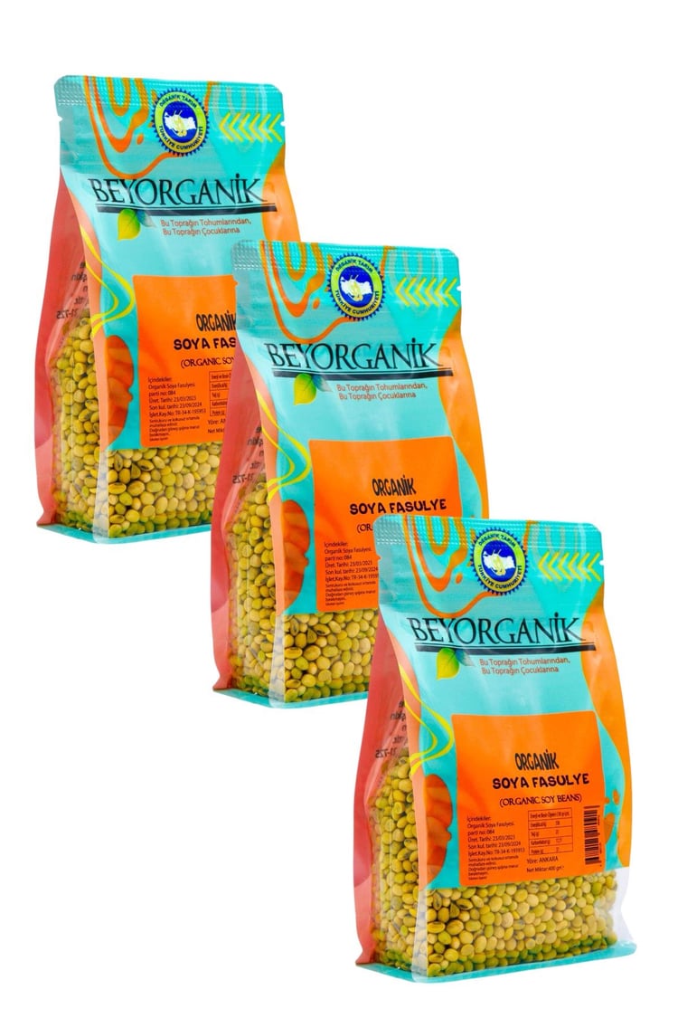 Organik Soya Fasulye 400gr