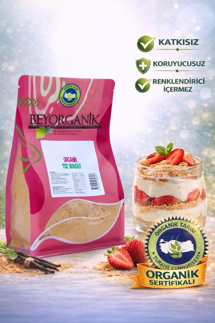 Organik Toz Bisküvi 500gr