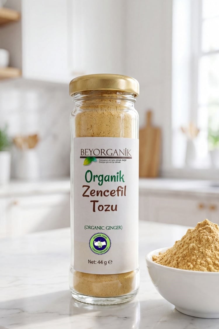 Organik Zencefil 22gr (PESTİSİT ANALİZLİ)