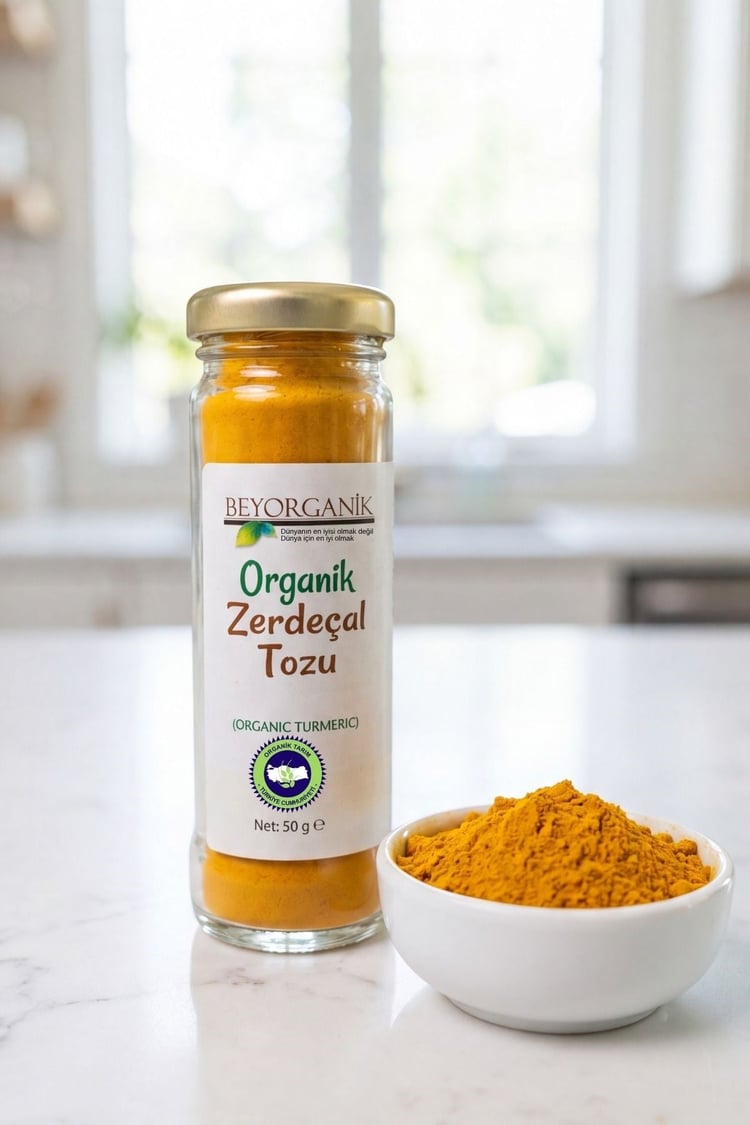 Organik Zerdeçal 30gr (Öğütülmüş) (PESTİSİT ANALİZLİ)
