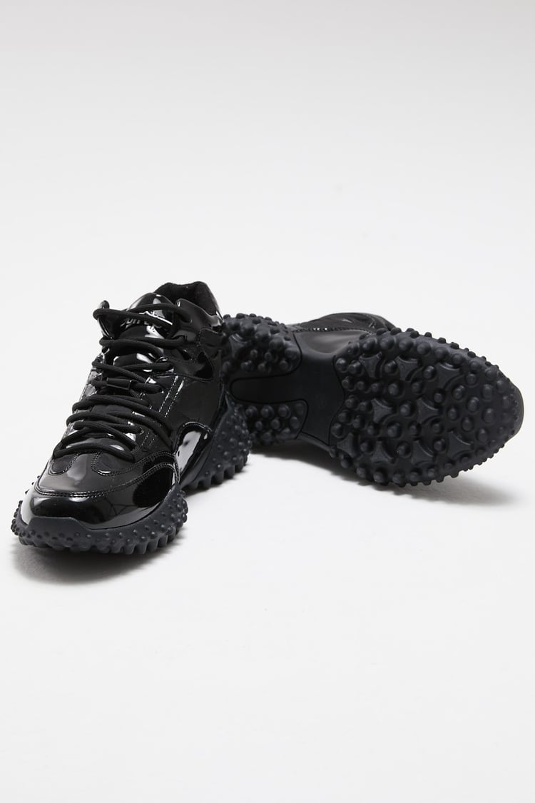 Kadın Bağcıklı Sneaker SİYAH RUGAN