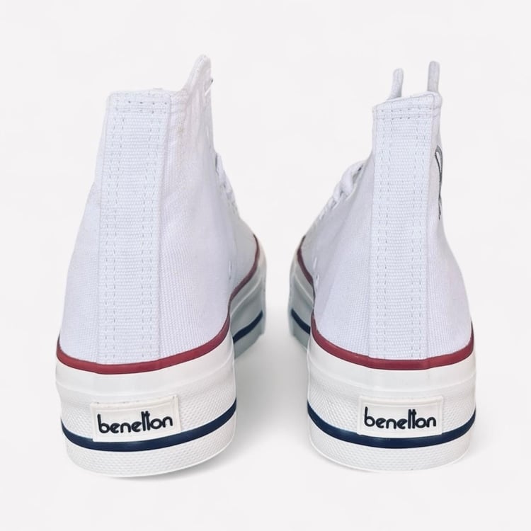 Kadın Benetton Bez Converse Beyaz