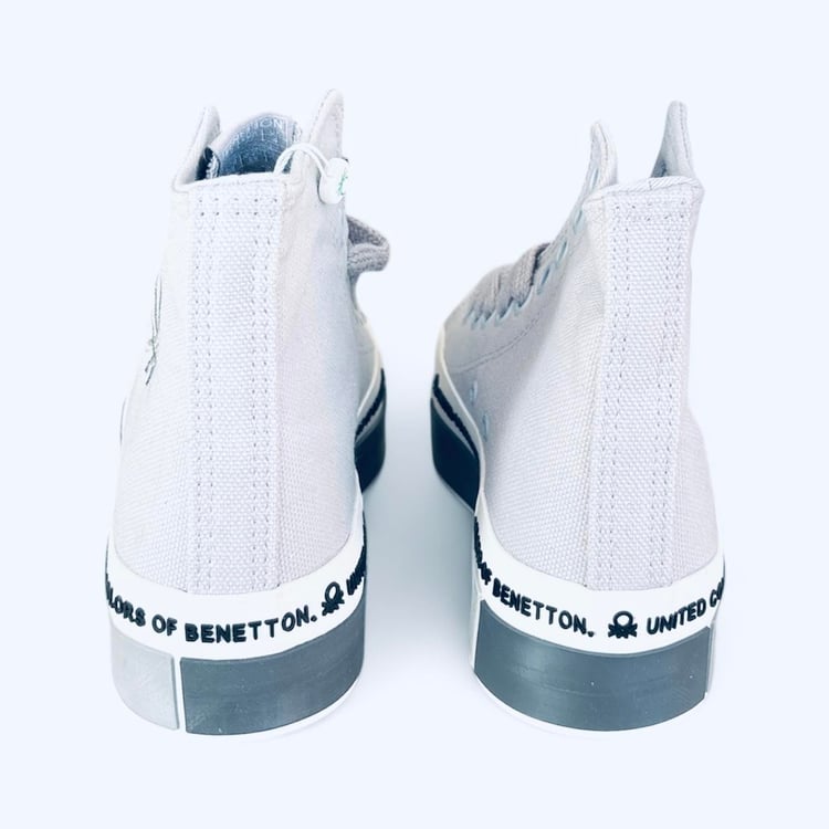 Kadın Benetton Bez Converse Gri