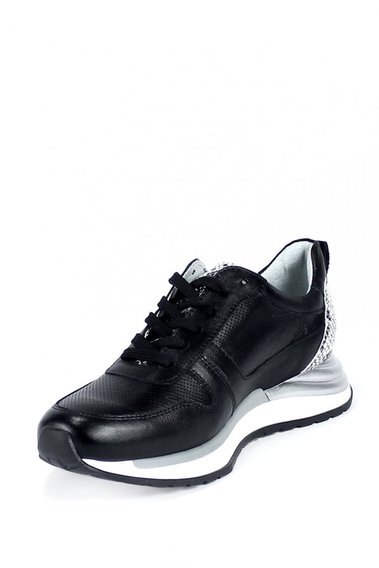 Kadın Hakiki Deri Spor Ayakkabı & Sneaker SİYAH