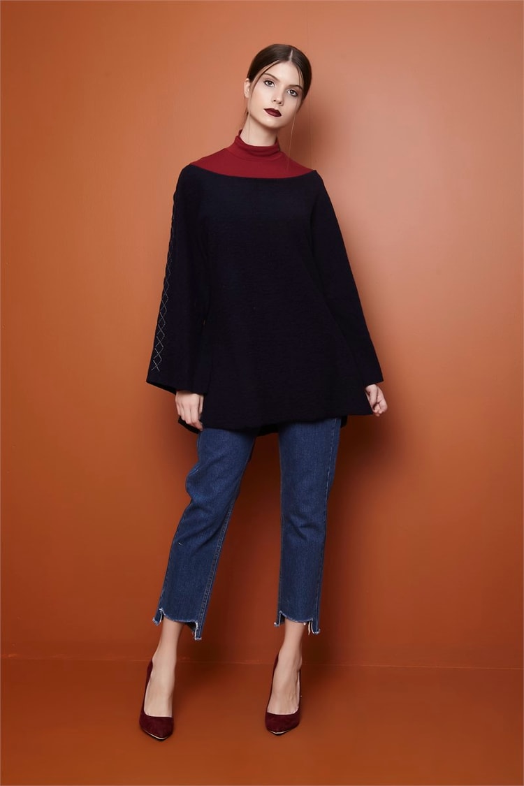 Oversize Örme Kazak