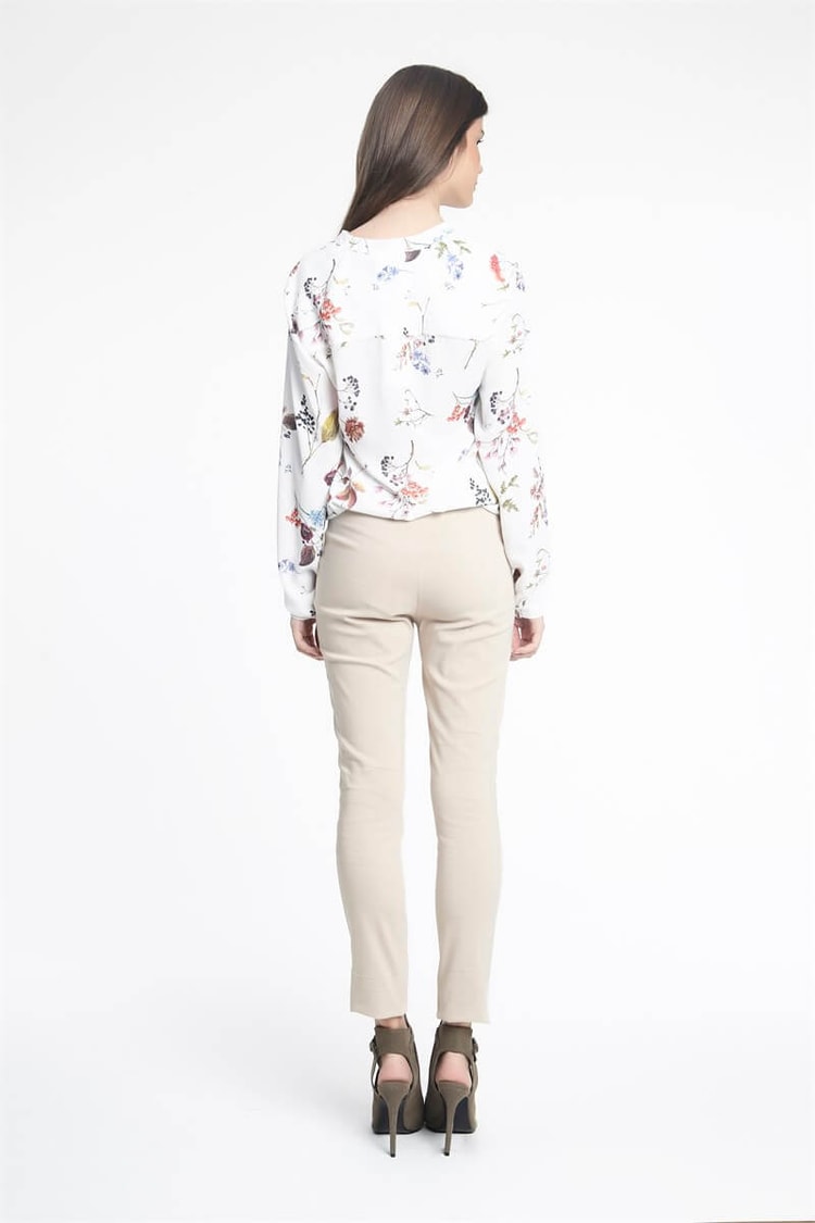 Floral Desenli Bluz