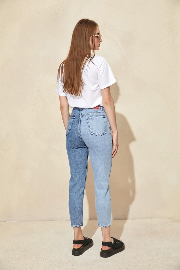Açık Mavi Çift Renkli JeanST060S20046708