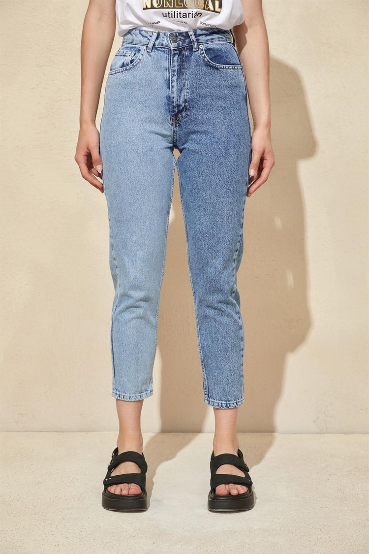 Açık Mavi Çift Renkli JeanST060S20046708
