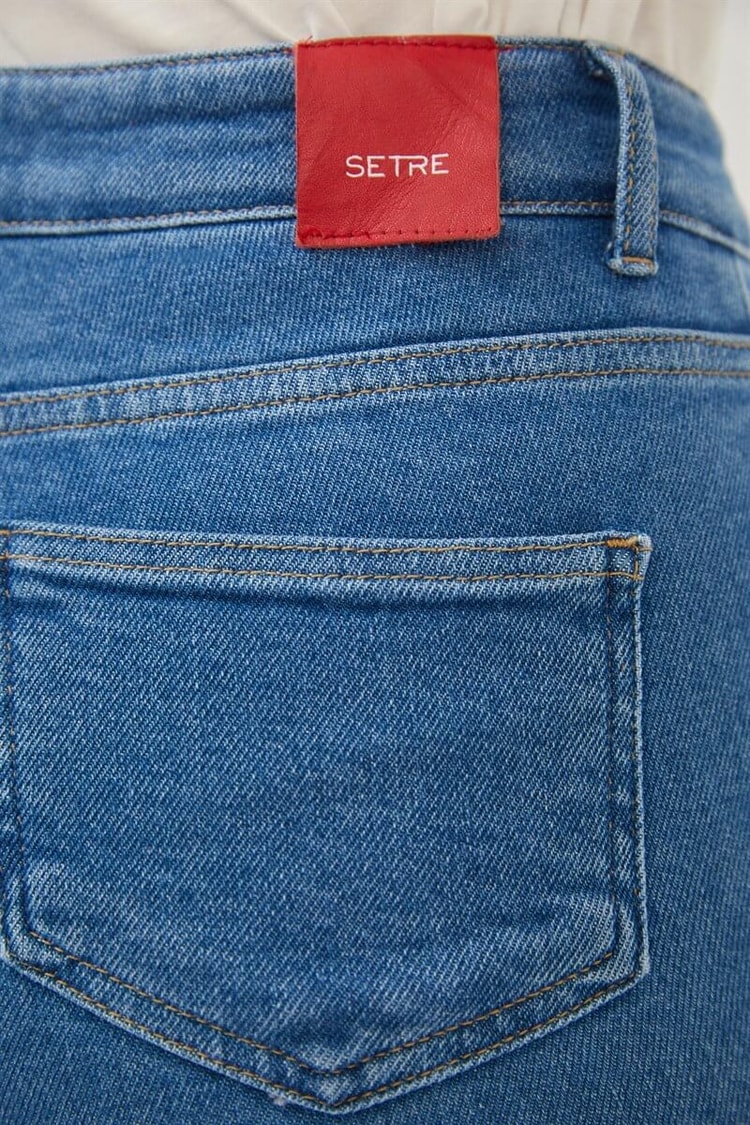 Açık Mavi Yüksek Bel Skinny JeanST060S31682002