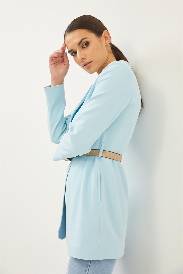 Aqua Bel Çantası Detaylı Mono Yaka Blazer CeketST070S90380001