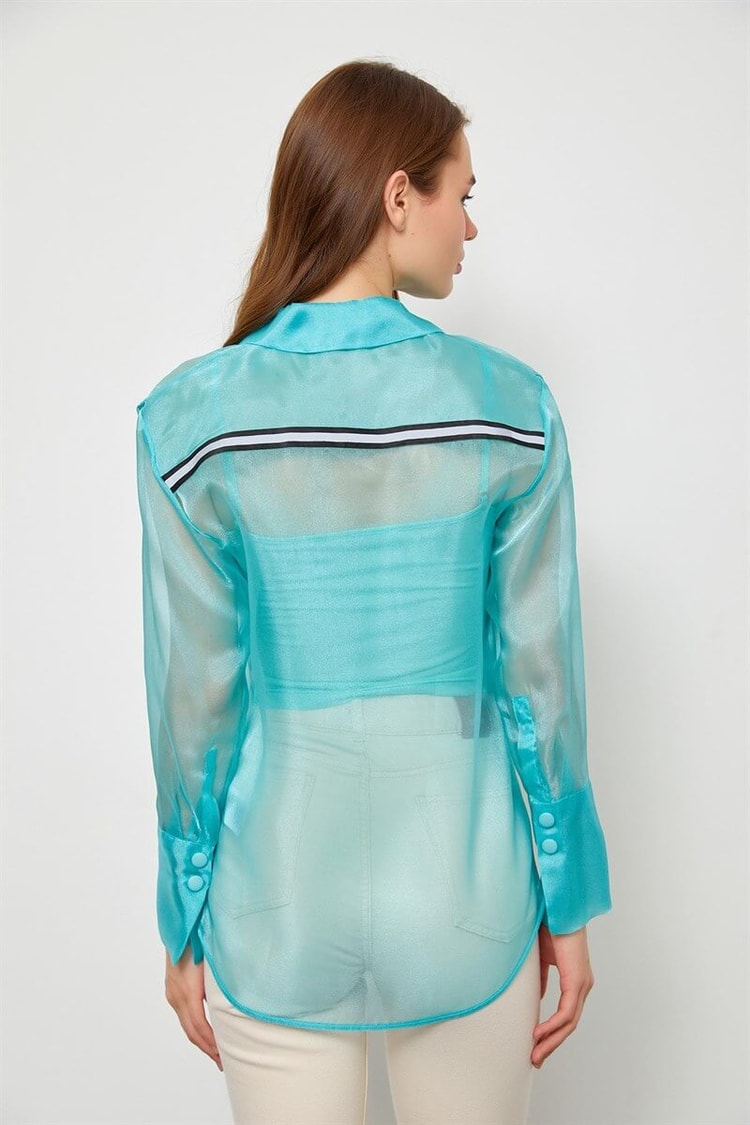 Atlantis Çıtçıtlı Organze GömlekST050S5514701