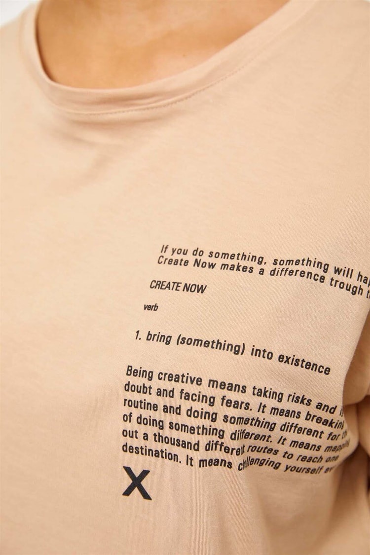 Bej T-Shirt Şort TakımST060S83102002