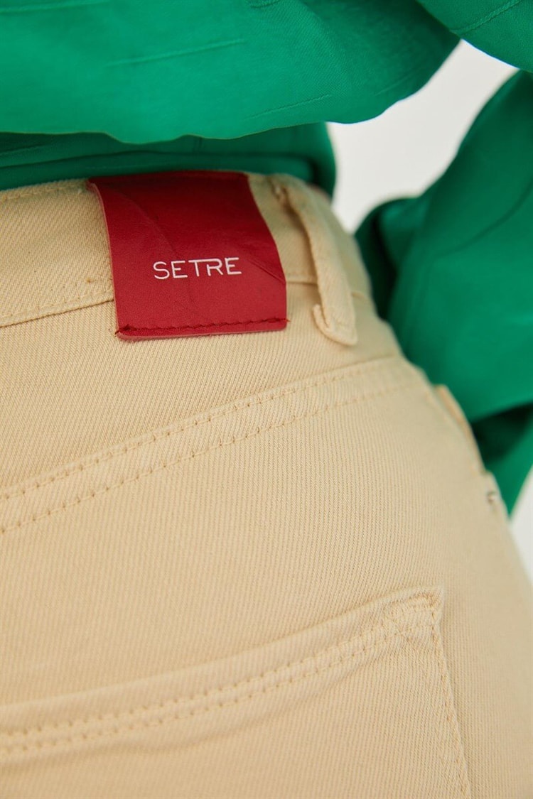 Bej Yüksek Bel Culotte PantolonST070S31731001