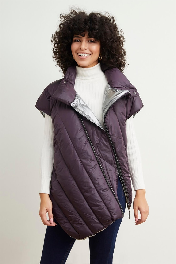 Bordo Fermuarlı YelekST050W9502603