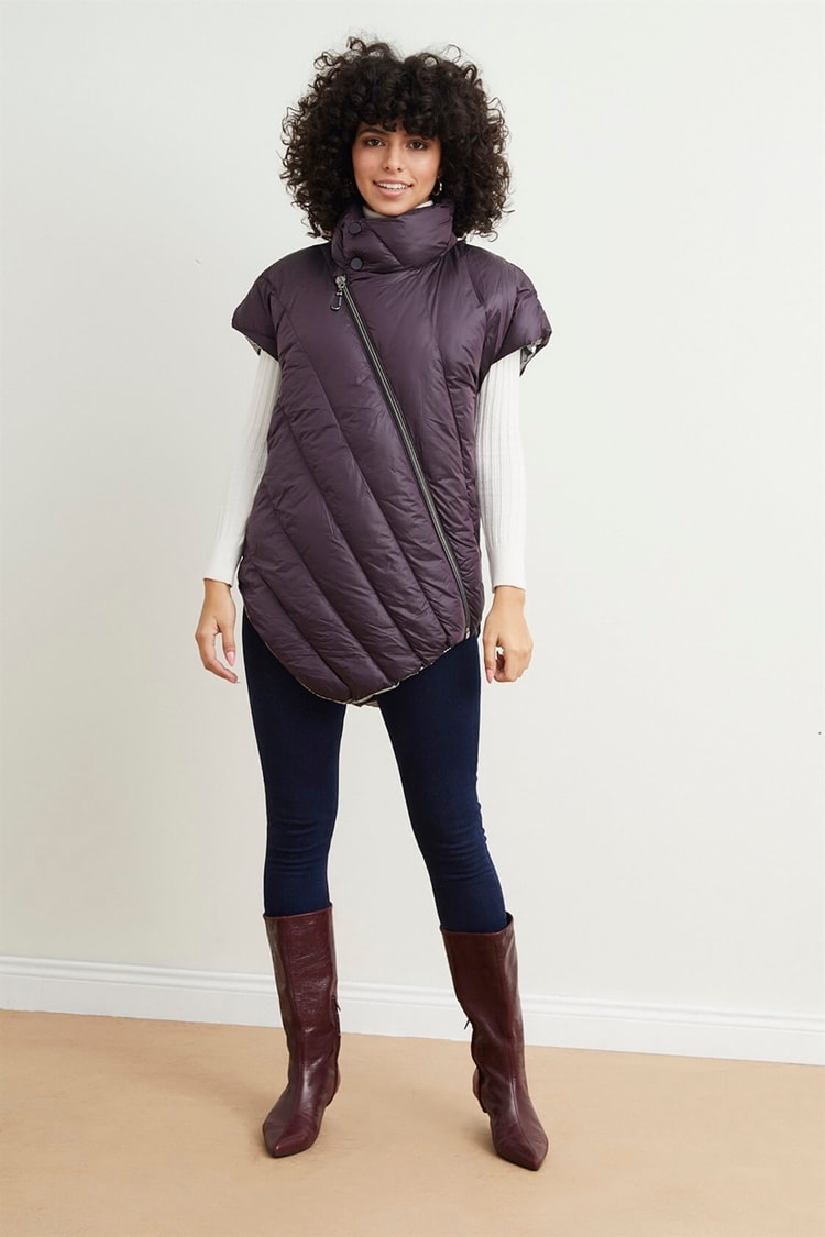 Bordo Fermuarlı YelekST050W9502603