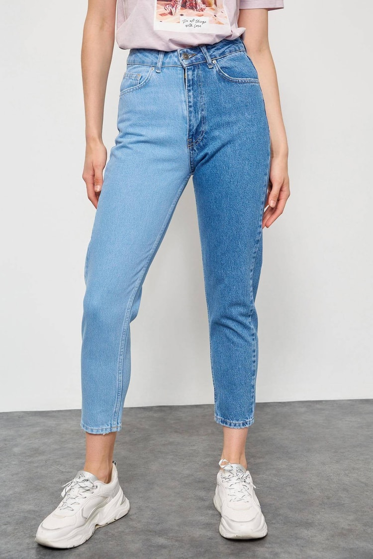 Buz Mavisi Çift Renkli JeanST060S20046708
