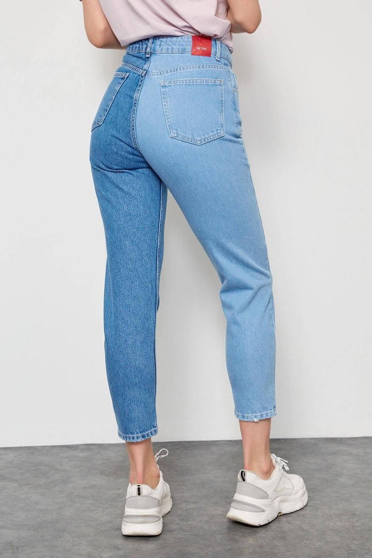 Buz Mavisi Çift Renkli JeanST060S20046708
