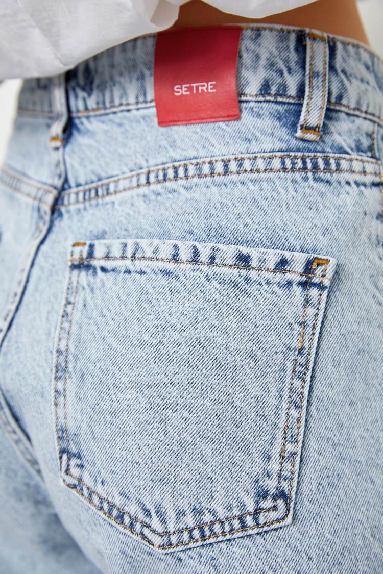 Buz Mavisi Mom JeanST060S20437005