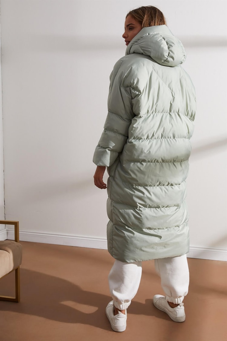 Çağla Kapüşonlu Uzun Puffer MontST050W6411401