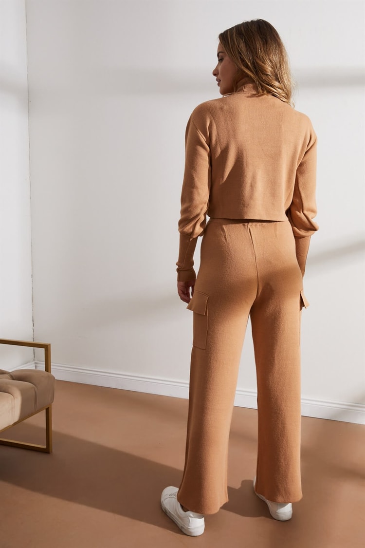 Camel Triko Pantolon Ve Kazak TakımıST050W6005203