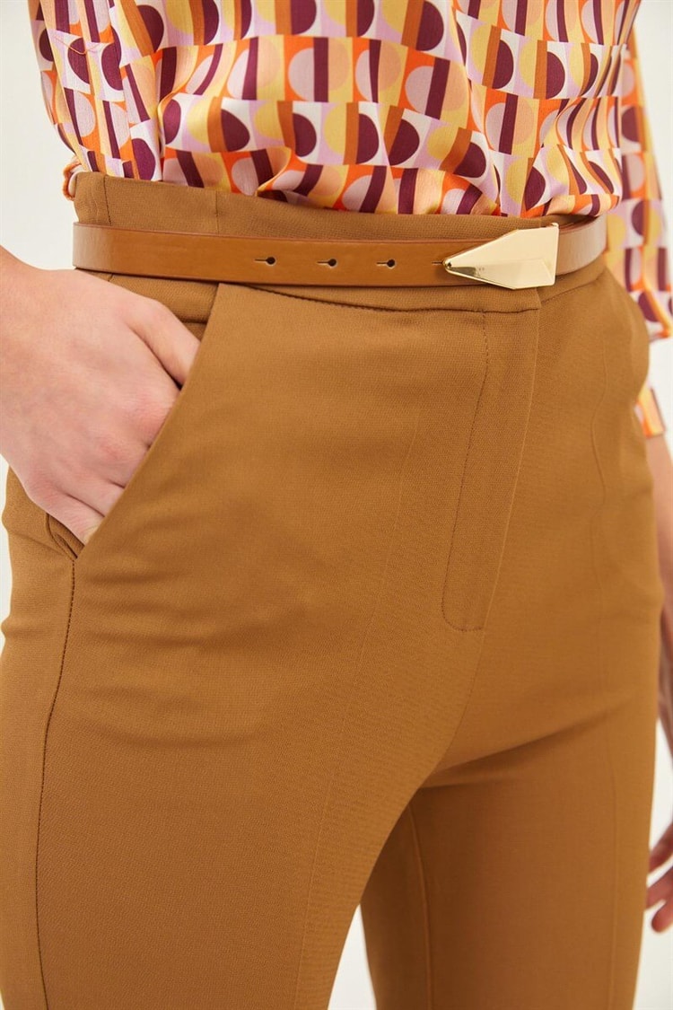 Camel Yüksek Bel Kumaş PantolonST060S20556001